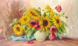 Buy Mohn und Sonnenblumen at AllPosters.com