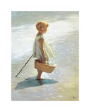 Buy Young Girl on a Beach at AllPosters.com