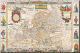 Buy Antique Map, Nova Europa, 1652 at AllPosters.com