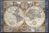 Buy Antique Map, New Map of the World, 1626 at AllPosters.com