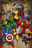 Marvel-Here Come the Heroes Poster