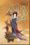 Lady with Plum Flowers