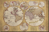 Buy Antique Map, Globe Terrestre, 1690 at AllPosters.com
