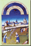 Buy Les Riches Heures du Duc de Berry, Juin at AllPosters.com