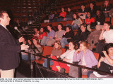Jerry Seinfeld Addressing Drama Class at La Guardia HS, Participating in Principal for a Day Prog.