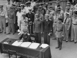 Buy Gen. Douglas Macarthur as Russian Gen. Derevyanko Signs Surrender of Japan Aboard USS Missouri at AllPosters.com