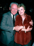 Actors Carroll O'Connor and Angela Lansbury