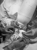 Huge Magnet Used to Remove Steel Splinter from Eye of Patient at Minneapolis General Hospital