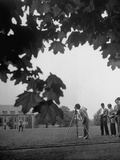Students at Hill School Learn Surveying on School Campus as Prep School Adjusts to Wartime Basis