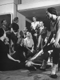 Class for Ballet Students Listening to Instructor at Vienna State Opera Ballet School