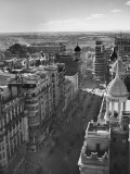 The Gran Via, Showing the Main Office Buildings of the City, as Seen from a Rooftop