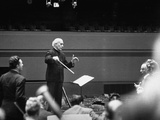 Conductor Arturo Toscanini Conducting the Metropolitan Opera Stars