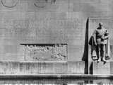 Reformation Monument, Coligny Beside Panel Representing Henry IV of France Signing Edict of Nantes