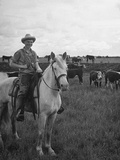 Kansas Farm Boy, Dan Gardner on His 12- Year Old Pony - Topsy