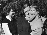 Director Preston Sturges Standing with His Wife and Son