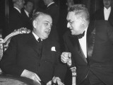 Spaniskh President in Exile Diego Martinez Barrio with Polish Amb. Stanislaw Skrzeszewski