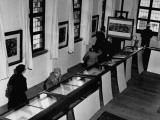 Visitors Examining Reproductions of Work by Peter Paul Rubens