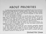 The United Airlines Priority Slip Informing Passengers of Current Traveling Conditions