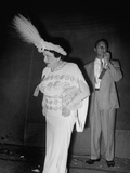 Louella Parsons and Alan Ladd at a Charity Show Put Premium Photographic Print