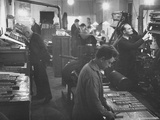 Composing Room of Polish Peasant Party Newspaper