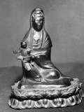 Japanese Christian Relic: Madonna and Child Disguised as Kwannon, Buddhist Goddess of Mercy