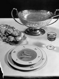 Silver Tureen Containing Chicken in the Pot Soup