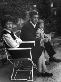 Director Preston Sturges Sitting with His Wife, Louise Sargeant Tevis and Son Solomon