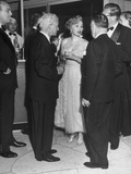 Zsa Zsa Gabor in a Familiar Role Plays Charmer to Male Admirers