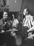 Song Composer William Saroyan and Co-Composer Ross Bagdasarian Sr. Making their Own Recording