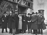 Men Designated as Ambassadeurs Des Vins De France Attending Wine Festival