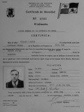 Reproduction of Certificate for Merchant Marine Officer Delivered by Republic of Panama