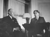 Labor Leader John L. Lewis Meeting with Myron Taylor