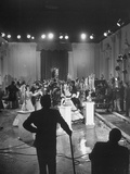 Ballroom Scene of "The Charterhouse of Parma", an Italian-French Coproduction, Being Shot