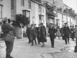 Buy Eleanor Roosevelt Being Photographed as She Walks with Others During Her Tour at AllPosters.com