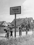 Two Ex-Wehrmacht Soldiers in Search of Work Meeting the Mayor