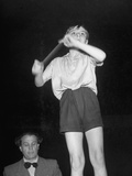 Child Conductor Pierino Gamba Directing Orchestra