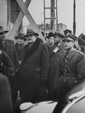 Polish Communist Hilary Minc Wearing Hat and Coat