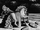 A View of a Painting by Artist Giorgio De Chirico
