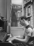 Composer William Gilligan Playing Piano