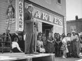 Edward J. Thye Making His Campaign Speech During the Minnesota Primaries
