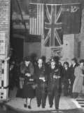 Buy Eleanor Roosevelt Leaving a Bomb Shelter During a Tour at AllPosters.com