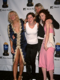 Singer/Actress Courtney Love and Her Band Hole in Press Room at MTV Movie Awards