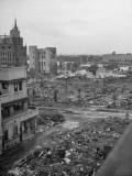 Scorched Ruins of Tokyo, a Result of Massive Allied Air Raid Attacks During the War