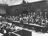 A Scene in the Courtroom During the 3rd Day Session of the Nuremberg Trial