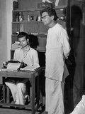 Puran Chandra Joshi, Indian Secretary of the Communist Party, with His Secretary
