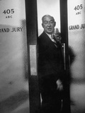 Brooklyn Grand Jury Foreman Raymon Chadeayne Emerging from Grand Jury Room