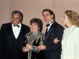 Actors James Earl Jones, Kathy Bates, Jeremy Irons and Faye Dunaway at Golden Globe Awards