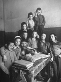 Portrait of Rabbi Eleazar Brizel and Students