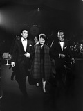 Anthony Quinn, Ethel Merman and Harry Belafonte at President-Elect John Kennedy's Inaugural Ball