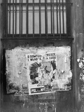 Polish Political Poster Which Was Ripped and Superimposed